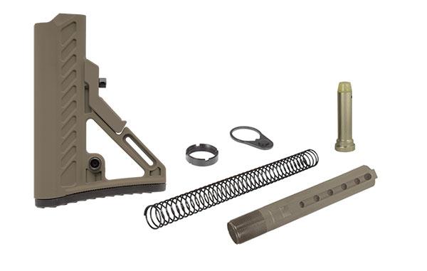 https3A2F2Fmedia.chattanoogashooting.com2Fimages2Fproduct2FLIRBUS2DM2FLIRBUS2DM_1.jpg Leapers UTG PRO Model 4 Ops Ready S2 Mil-spec Stock Kit - Flat Dark Earth