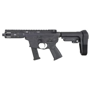 https3A2F2Fmedia.chattanoogashooting.com2Fimages2Fproduct2FLJICP9B5KSBA32FLJICP9B5KSBA3.jpg LWRC IC-9 Pistol 9mm Luger 31rd Magazine 5.6'' Barrel Black w/SBA3 Brace