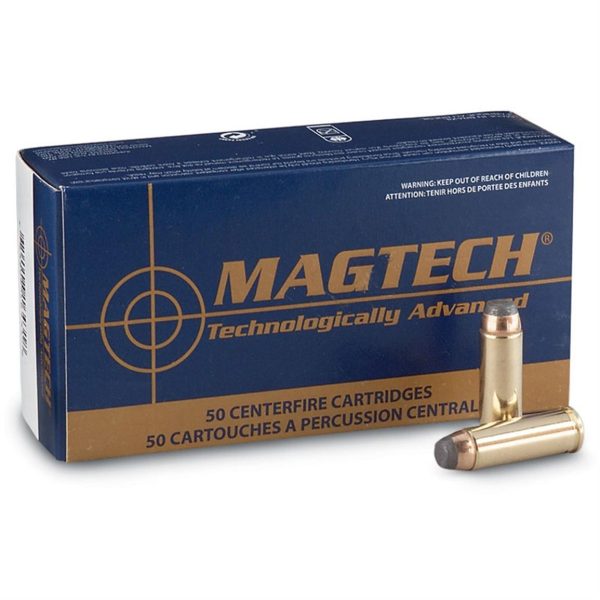 https3A2F2Fmedia.chattanoogashooting.com2Fimages2Fproduct2FMG357B2FMG357B.jpg MagTech Handgun Ammunition .357 Mag 158 gr SJHP 1235 fps 50/ct