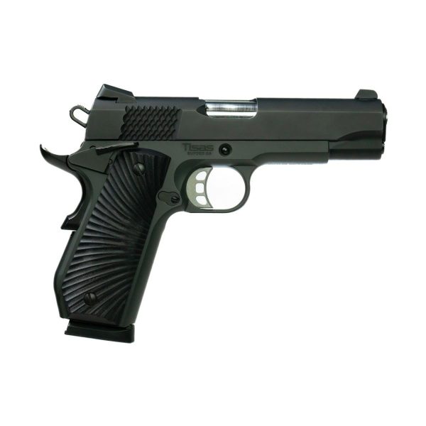 https3A2F2Fmedia.chattanoogashooting.com2Fimages2Fproduct2FMS101001062FMS10100106-R.jpg Tisas 1911 Carry B9BA Stingray Handgun 9mm Luger 10rd Magazines(2) 4.25'' Barrel Black
