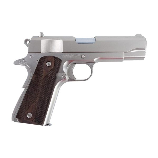 https3A2F2Fmedia.chattanoogashooting.com2Fimages2Fproduct2FMS101001172FSD1911A1TC9M-1.jpg Tisas 1911 Tank Commander Handgun 9mm Luger 9rd Magazines (2) 4.25" Barrel Nickel