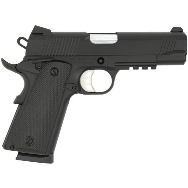 https3A2F2Fmedia.chattanoogashooting.com2Fimages2Fproduct2FMS101001222Fms10100122-R.jpg Tisas 1911 Carry B9R Handgun 9mm Luger 9rd Magazines(2) 4.25'' Barrel Cerakote Black