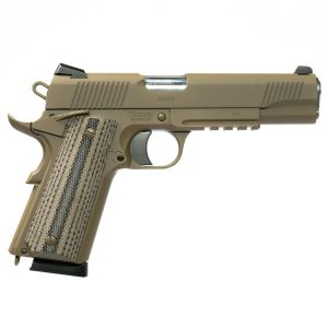 https3A2F2Fmedia.chattanoogashooting.com2Fimages2Fproduct2FMS101005492FMS10100549-RS.jpg Tisas 1911 Duty B9RDG Raider Handgun 9mm Luger 9rd Magazines(2) 5" Barrel FDE Cerakote