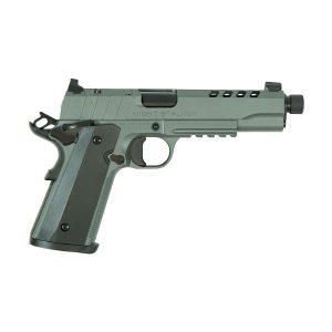 SDS 1911 Night Stalker SF 9mm: Enhanced Performance with Threaded Barrel Tisas 1911 Night Stalker SF Handgun 9mm Luger 9rd Magazine(2) 5" Threaded Barrel Grey Cerakote Finish