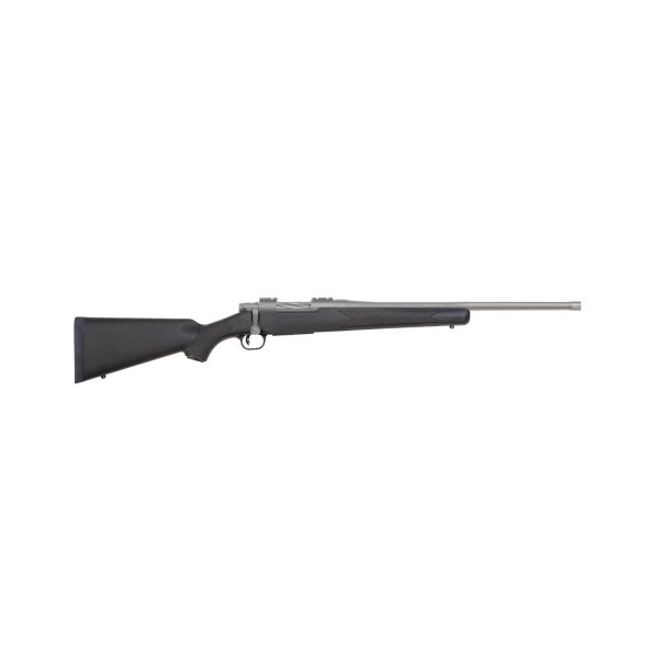 https3A2F2Fmedia.chattanoogashooting.com2Fimages2Fproduct2FMV282602FMV282592.jpg Mossberg Patriot Stainless Cerakote Rife 350 LEGEND 4rd Capacity 22'' Threaded Barrel Black Synthetic Stock