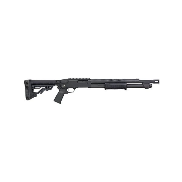https3A2F2Fmedia.chattanoogashooting.com2Fimages2Fproduct2FMV507612FMV507611.jpg Mossberg 590R Stand Off Shotgun 12ga 6rd Capacity 18.5" Breacher Barrel AR Mil-Spec Stock