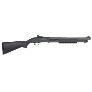https3A2F2Fmedia.chattanoogashooting.com2Fimages2Fproduct2FMV507652FMV50765-1.jpg Mossberg 590A1 7-Shot 12 GA Shotgun 6rd Magazine 3" Chamber 18.5" Barrel Black Ghost Ring Sights