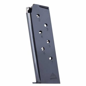 https3A2F2Fmedia.chattanoogashooting.com2Fimages2Fproduct2FMYCG4507B2FMYCG4507B-1.jpg Mec-Gar 1911 Handgun Magazine .45 ACP Blued Steel 7/rd