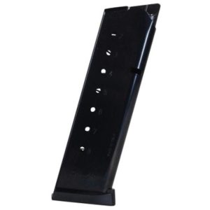 https3A2F2Fmedia.chattanoogashooting.com2Fimages2Fproduct2FMYCG4508BPF2FMYCG4508BPF_1.jpg Mec-Gar 1911 Magazine .45 ACP HT Flush Fit Blued Steel 8/rd