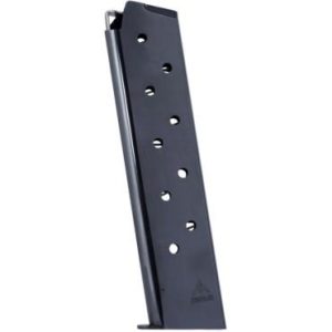https3A2F2Fmedia.chattanoogashooting.com2Fimages2Fproduct2FMYMGCG4510B2FMYMGCG4510B_1.jpg Mec-Gar 1911 Govt Handgun Magazine Blue .45 ACP HT 10/rd