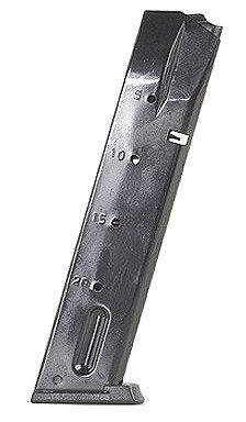 https3A2F2Fmedia.chattanoogashooting.com2Fimages2Fproduct2FMYSW5920B2FMYSW5920B.jpg Mec-Gar S&W 5900 Series/915/910/659 Magazine 9mm Extended Blued 20/rd