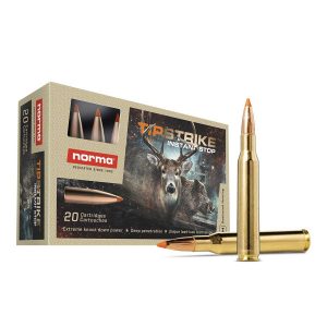 https3A2F2Fmedia.chattanoogashooting.com2Fimages2Fproduct2FNH201695322FNH20174022.jpg Norma TipStrike Rifle Ammunition .270 WSM 140gr PT 3084 fps 20/ct