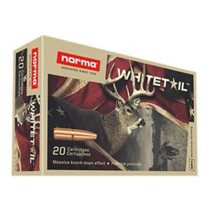 https3A2F2Fmedia.chattanoogashooting.com2Fimages2Fproduct2FNH201715122FNH20171592_1.jpg Norma WhiteTail Rifle Ammunition 7mm Rem Mag 150gr PSP 3018 fps 20/ct