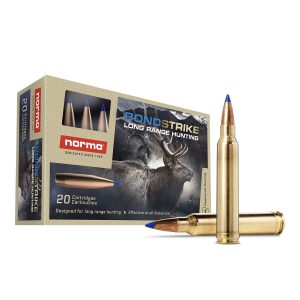 https3A2F2Fmedia.chattanoogashooting.com2Fimages2Fproduct2FNH201715222FNH20177762.jpg Norma BondStrike Rifle Ammunition 7mm Rem Mag 165gr PT 2986 fps 20/ct