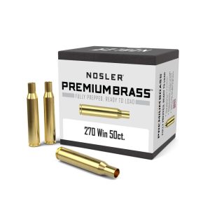 https3A2F2Fmedia.chattanoogashooting.com2Fimages2Fproduct2FNO101552FNO10155-1.jpg Nosler Unprimed Brass Rifle Cartridge Cases .270 Win 50/ct