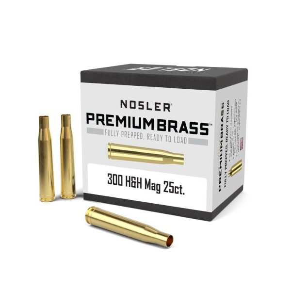 https3A2F2Fmedia.chattanoogashooting.com2Fimages2Fproduct2FNO118002FNO11800-1.jpg Nosler Unprimed Brass Rifle Cartridge Cases .300 H&H 25/ct