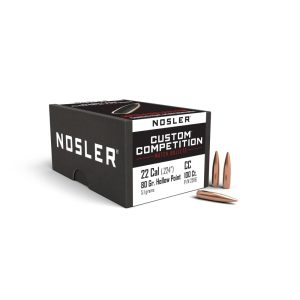 https3A2F2Fmedia.chattanoogashooting.com2Fimages2Fproduct2FNO251162FNO25116-1.jpg Nosler Custom Competition Rifle Bullets .22 cal .224" 80 gr HPBT 100/ct