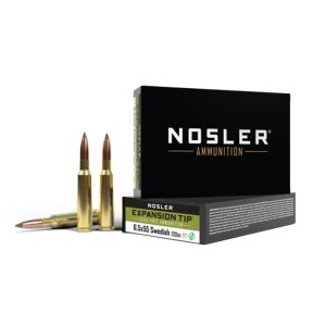 https3A2F2Fmedia.chattanoogashooting.com2Fimages2Fproduct2FNO400152FNO40015-1.jpg Nosler E-Tip Rifle Ammunition 6.5x55 120gr ET 2756 fps 20/ct