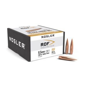 https3A2F2Fmedia.chattanoogashooting.com2Fimages2Fproduct2FNO498262FNO49826-1.jpg Nosler RDF Rifle Bullets 6.5mm 150 gr HPBT 100/ct