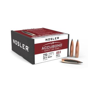 Nosler AccuBond Long Range Rifle Bullets .270 cal .0277" 165 gr ABLR 100/ct