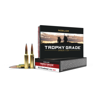 https3A2F2Fmedia.chattanoogashooting.com2Fimages2Fproduct2FNO601052FNO60105-1.png Nosler Accubond Long Range Trophy Grade Rifle Ammunition 6.5mm Creedmoor 142 gr PT 2600 fps 20/ct