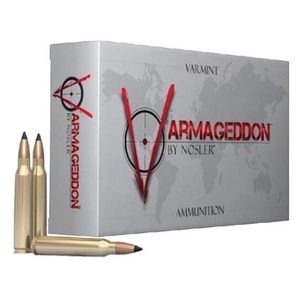 Nosler Varmegeddon Rifle Ammunition .243 Win 55 gr FB Tippped 3800 fps 20/ct