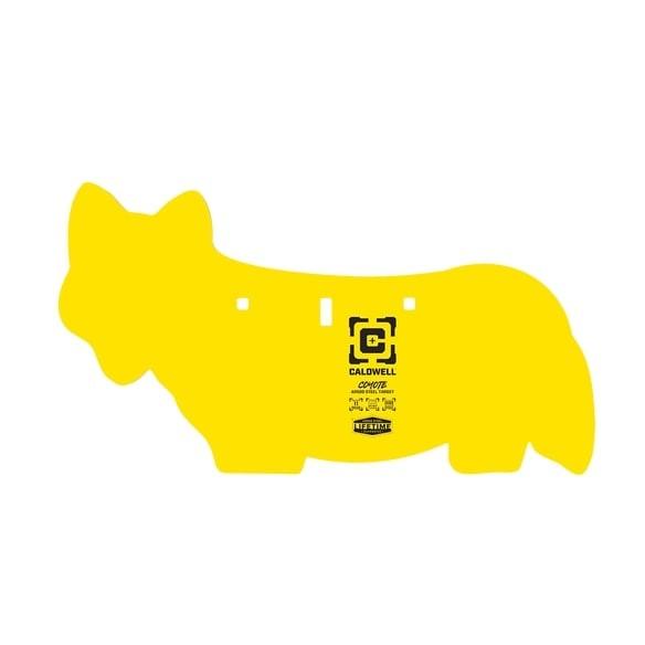 https3A2F2Fmedia.chattanoogashooting.com2Fimages2Fproduct2FPH40010732FPH4001073-1.jpg Caldwell AR500 Coyote Steel Hanging Target Yellow