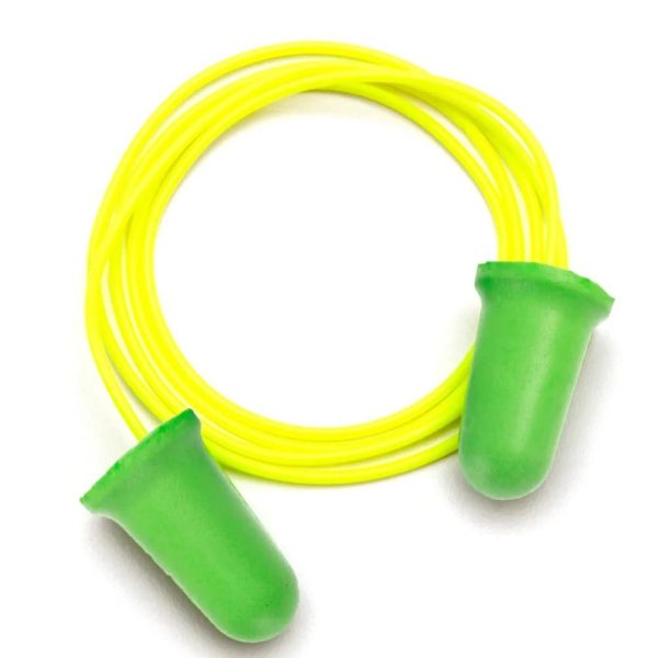Pyramex DP1201 Disposable Corded Ear Plugs 30dB Green 100/Pair