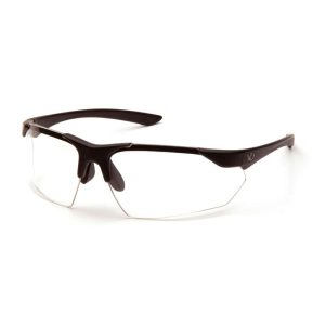 https3A2F2Fmedia.chattanoogashooting.com2Fimages2Fproduct2FPIVGSB1710T2FPIVGSB1710T-1.jpg Pyramex Drone 2.0 Shooting Glasses Black with Clear Lens Anti Fog