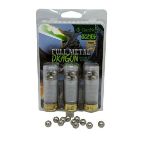 https3A2F2Fmedia.chattanoogashooting.com2Fimages2Fproduct2FPPGN12GADRAGONSBREATH002FPPGN12GADRAGONSBREATH001.jpg GunNutts Full Metal Dragon 00 With Dragon's Breath Shotshell Ammunition 12ga 2-3/4'' 00 Buck 6 plt 3/ct