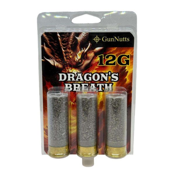 https3A2F2Fmedia.chattanoogashooting.com2Fimages2Fproduct2FPPGN12GADRAGONSBREATH2FPPGN12GADRAGONSBREATH1.jpg GunNutts Dragon's Breath Shotshell Ammunition 12ga 2 3/4'' 3/ct