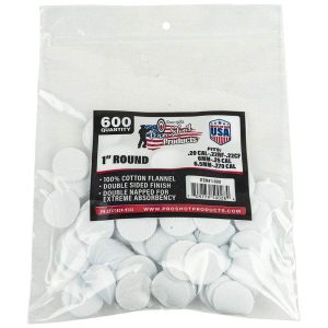https3A2F2Fmedia.chattanoogashooting.com2Fimages2Fproduct2FPX16002FPX1600-1.jpg Pro-Shot 1" Round 100% Cotton Patches 600/ct