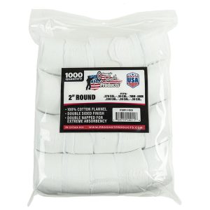 https3A2F2Fmedia.chattanoogashooting.com2Fimages2Fproduct2FPX210002FPX21000-1.jpg Pro-Shot 2" Round 100% Cotton Patches 1000/ct
