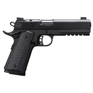 https3A2F2Fmedia.chattanoogashooting.com2Fimages2Fproduct2FQB51766AOS2FQB51766AOS.jpg RI USA 1911 A1 Tac Ultra 45 Auto 8rd Magazine 5" Barrel Black Optic Ready