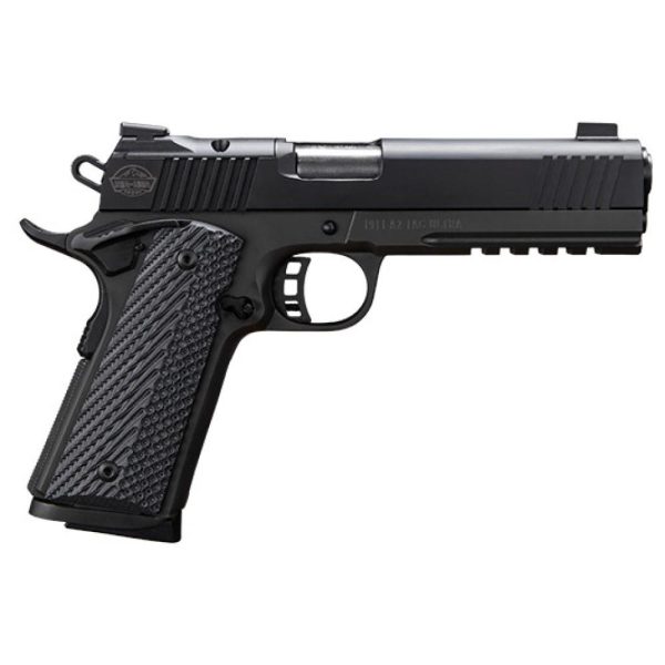 RI USA 1911 A1 Tac Ultra 45 Auto 8rd Magazine 5" Barrel Black Optic Ready