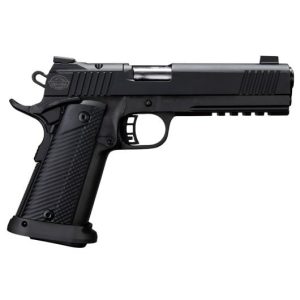 https3A2F2Fmedia.chattanoogashooting.com2Fimages2Fproduct2FQB57171AOS2FQB57171AOS2.jpg RIA USA 1911 A2 Tac Ultra AOS Handgun .45 Auto 13rd Magazine 5" Barrel Black