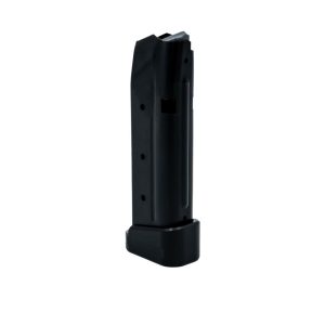 https3A2F2Fmedia.chattanoogashooting.com2Fimages2Fproduct2FQSS15ME2INSG3BLK2FQSS15ME2INSG3BLK-1.jpg Shield Arms S15 Handgun Magazine Black 9mm Luger 15/rd with +2 Extension