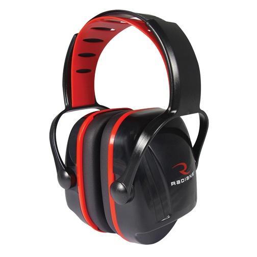 https3A2F2Fmedia.chattanoogashooting.com2Fimages2Fproduct2FRFXC0130CS2FRFXC0130CS.jpg Radians X-Caliber 22 Youth Passive Ear Muffs 22dB Red Black