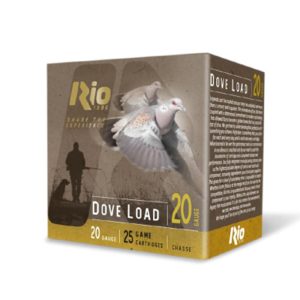 https3A2F2Fmedia.chattanoogashooting.com2Fimages2Fproduct2FRORDL2082FRORDL2075-1_1.jpg Rio Dove Load Shotshells 20ga 2-3/4" 7/8oz 1250fps #8 25/ct
