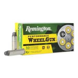 https3A2F2Fmedia.chattanoogashooting.com2Fimages2Fproduct2FRT222232FRT22223-1.jpg Remington Performance Wheel Gun Ammunition .357 Mag 158 gr SWC 1235 fps 50/ct