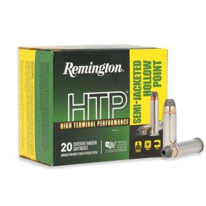 https3A2F2Fmedia.chattanoogashooting.com2Fimages2Fproduct2FRT223032FRT22303-1.jpg Remington HTP Handgun Ammunition 38 Spl+P 125 gr SJHP 945 fps 20/ct