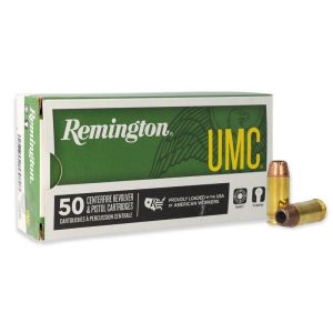 https3A2F2Fmedia.chattanoogashooting.com2Fimages2Fproduct2FRT236942FRT23694-1.jpg Remington UMC Handgun Ammunition .40 S&W 180 gr JHP 990 fps 50/ct