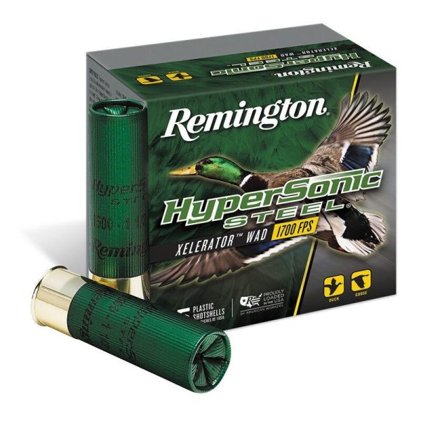https3A2F2Fmedia.chattanoogashooting.com2Fimages2Fproduct2FRT267932FRT26793-1.jpg Remington HyperSonic Steel Shotshells 12 ga 3-1/2 in 1-3/8 oz #BB 1700 fps 25/ct