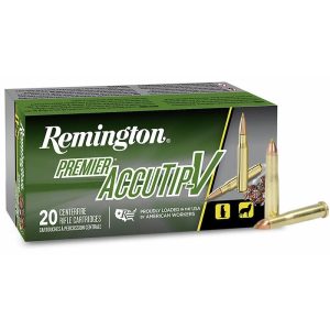 https3A2F2Fmedia.chattanoogashooting.com2Fimages2Fproduct2FRT291542FRT29154-1.jpg Remington Premier AccuTip Varmint Rifle Ammunition .22 Hornet 35 gr ATV 3100 fps 50/ct