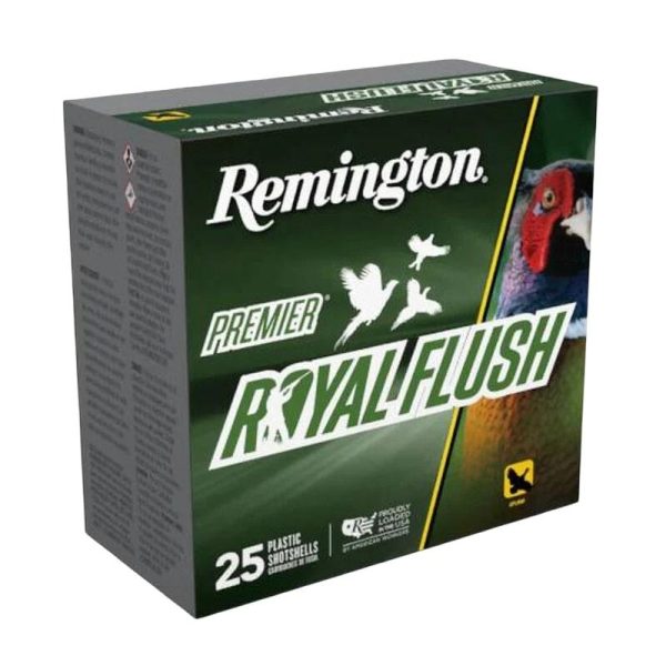 https3A2F2Fmedia.chattanoogashooting.com2Fimages2Fproduct2FRTR205602FRTR205591.jpg Remington Premier Royal Flush Shotshells 20ga 3" 1oz 1450 fps #5 25/ct