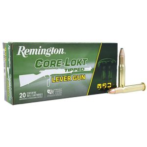 https3A2F2Fmedia.chattanoogashooting.com2Fimages2Fproduct2FRTR214352FRTR214281.jpg Remington Core-Lokt Tipped Rifle Ammunition 32 Win Spl 170gr PT 3150 fps 2250 fps 20/ct