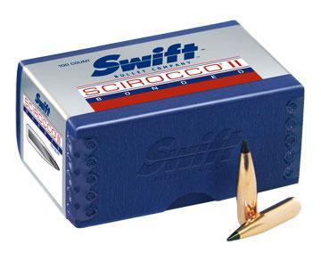 https3A2F2Fmedia.chattanoogashooting.com2Fimages2Fproduct2FSB842102FSB84210.jpg Swift Scirocco II Bullets .338 cal .338" 210 gr BTS 100/ct