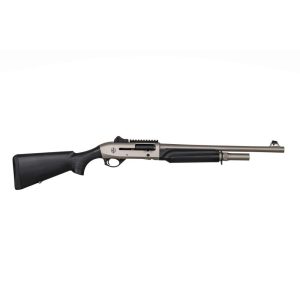 https3A2F2Fmedia.chattanoogashooting.com2Fimages2Fproduct2FSD210001582FSD21000158-1.jpg SDS Imports Mac 2 Tactical Marine Shotgun 12 ga 3" Chamber 5rd Magazine 18.5" Black and Nickel