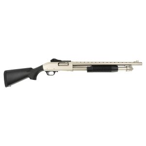 https3A2F2Fmedia.chattanoogashooting.com2Fimages2Fproduct2FSD210004212FSD210004211.jpg SDS Tokarev TX3 12MA1 Nickle Shotgun 12ga 3" Chamber 5rd Capacity 18.5'' Barrel 500/590 Compatible Polymer Stock