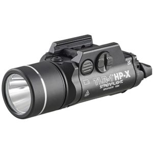 https3A2F2Fmedia.chattanoogashooting.com2Fimages2Fproduct2FSM691672FSM69168-1_1.jpg Streamlight TLR-1 HP-X Handgun Weapon Light 1000 Lumen CR123A Batteries Included Black